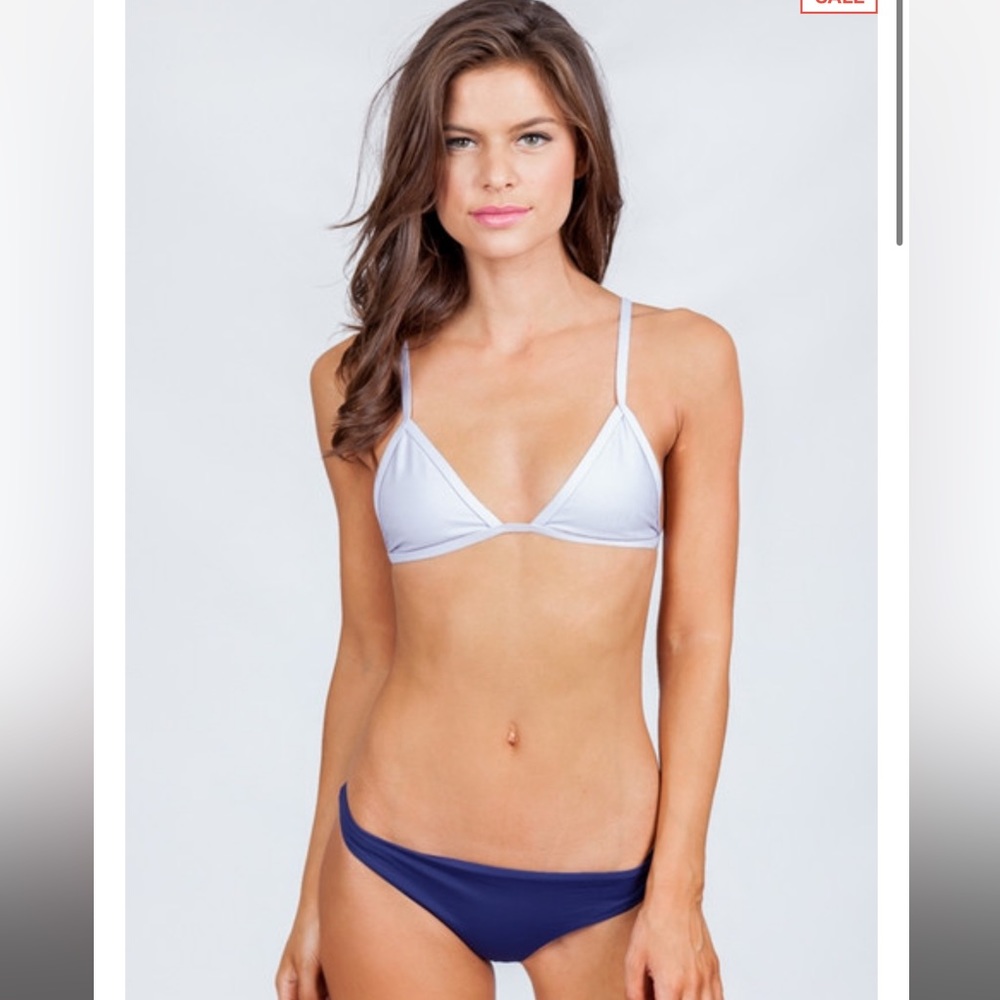 Blue Tavik Ali Bikini Bottoms
